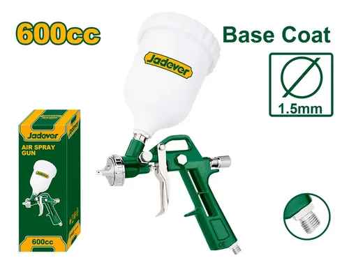 PISTOLA PARA PINTAR DE GRAVEDAD 600 Cc MARCA JADEVER