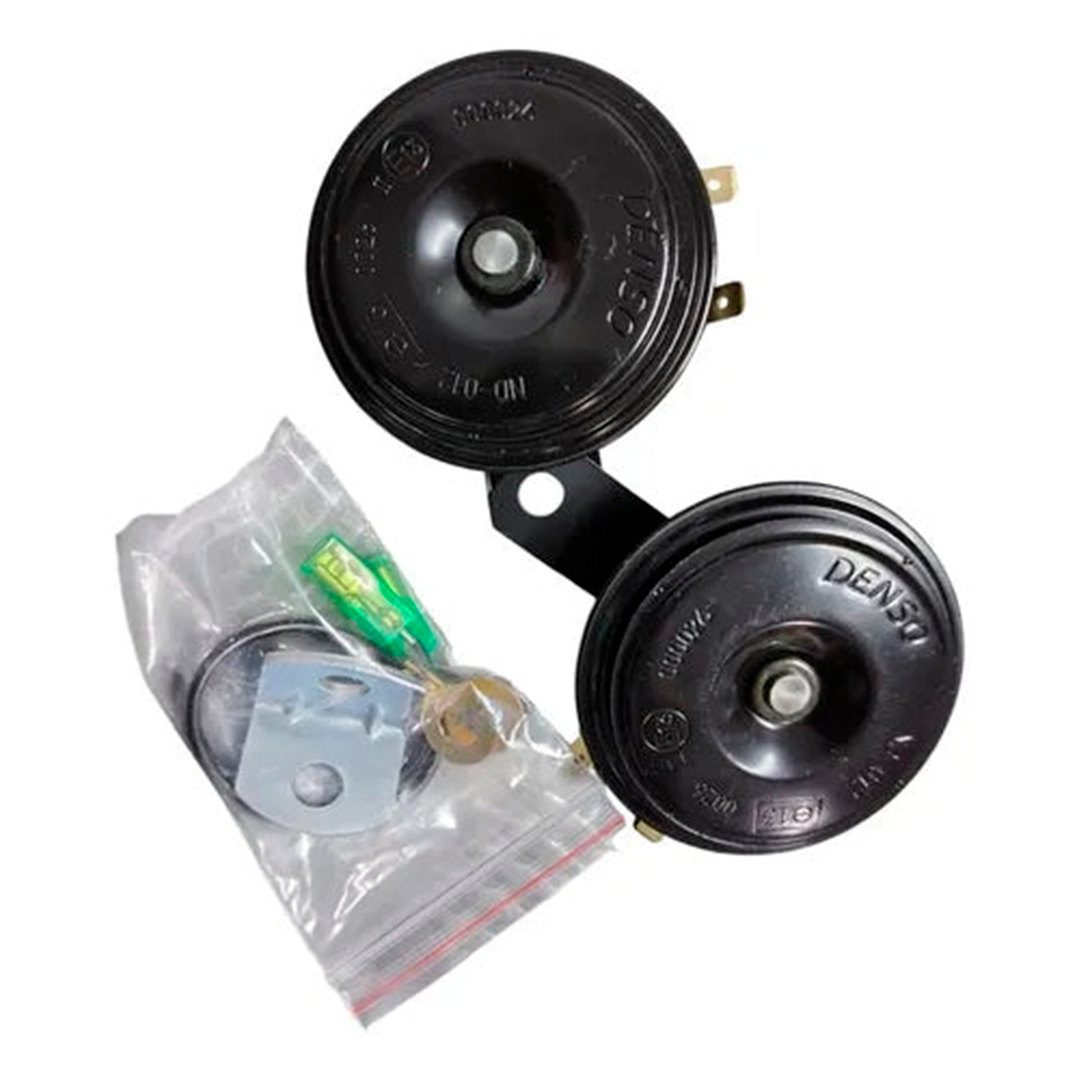 Claxon De Disco 12 Voltios Para Toyota/ Set De 2 Bocinas