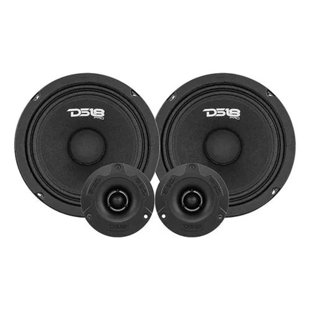 Combo Medios 8 Pulgadas Y Tweeter's Balas Ds18 Sonido Carros