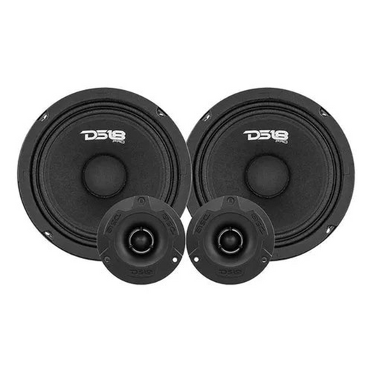 Combo Medios 8 Pulgadas Y Tweeter's Balas Ds18 Sonido Carros