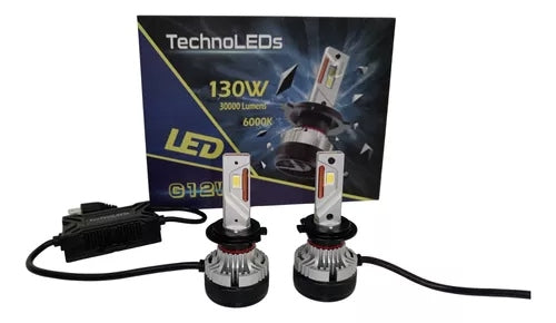 Luces Led 30000 Lumens H7 130w 6000k Technoleds Calidad