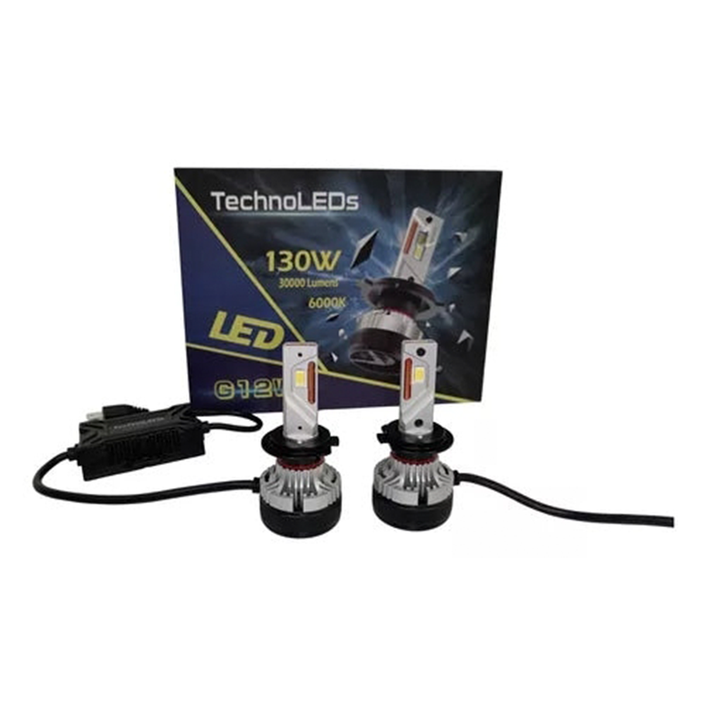 Luces Led 30000 Lumens H7 130w 6000k Technoleds Calidad