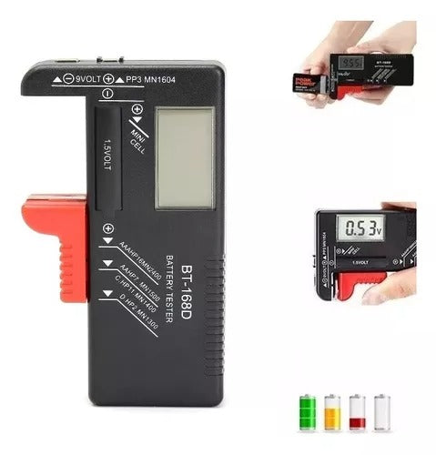 TESTER PROBADOR DIGITAL DE BATERIAS ANALOGICO
