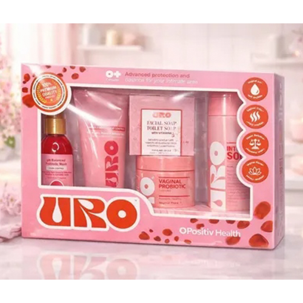 Kit De Cuidado Intimo Uro 5 En 1 Cuidado Personal Femenino