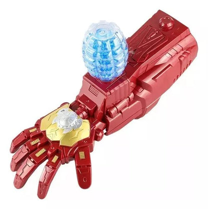 PISTOLA DE HIDROGEL MODELO BRAZO IRON MAN