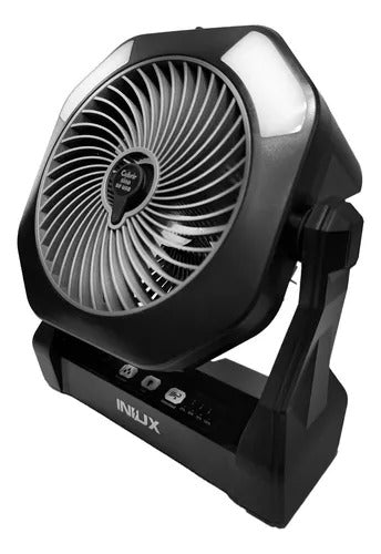 Ventilador Iniux Recargable Con Humificador Y Linterna