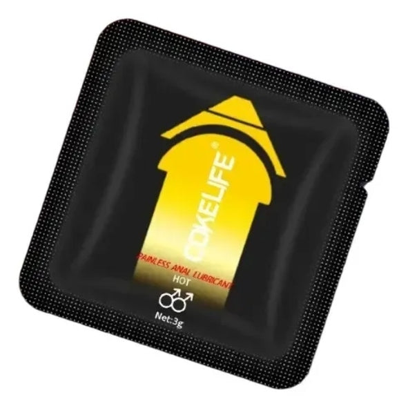 Pack Lubricante Portátil Anal Espeso Sensación Fría Caliente 3g
