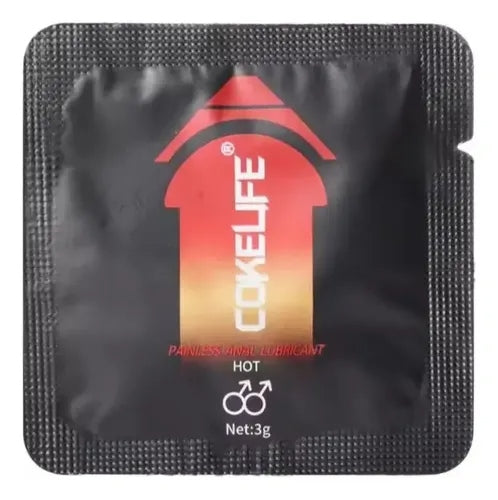 Pack Lubricante Portátil Anal Espeso Sensación Fría Caliente 3g