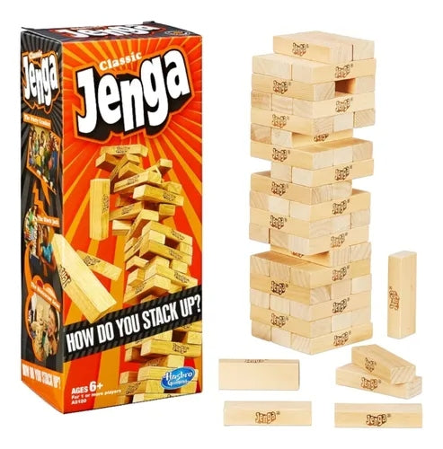 Juego De Mesa Didactico Clasico Jenga De 54 Piezas P/niños