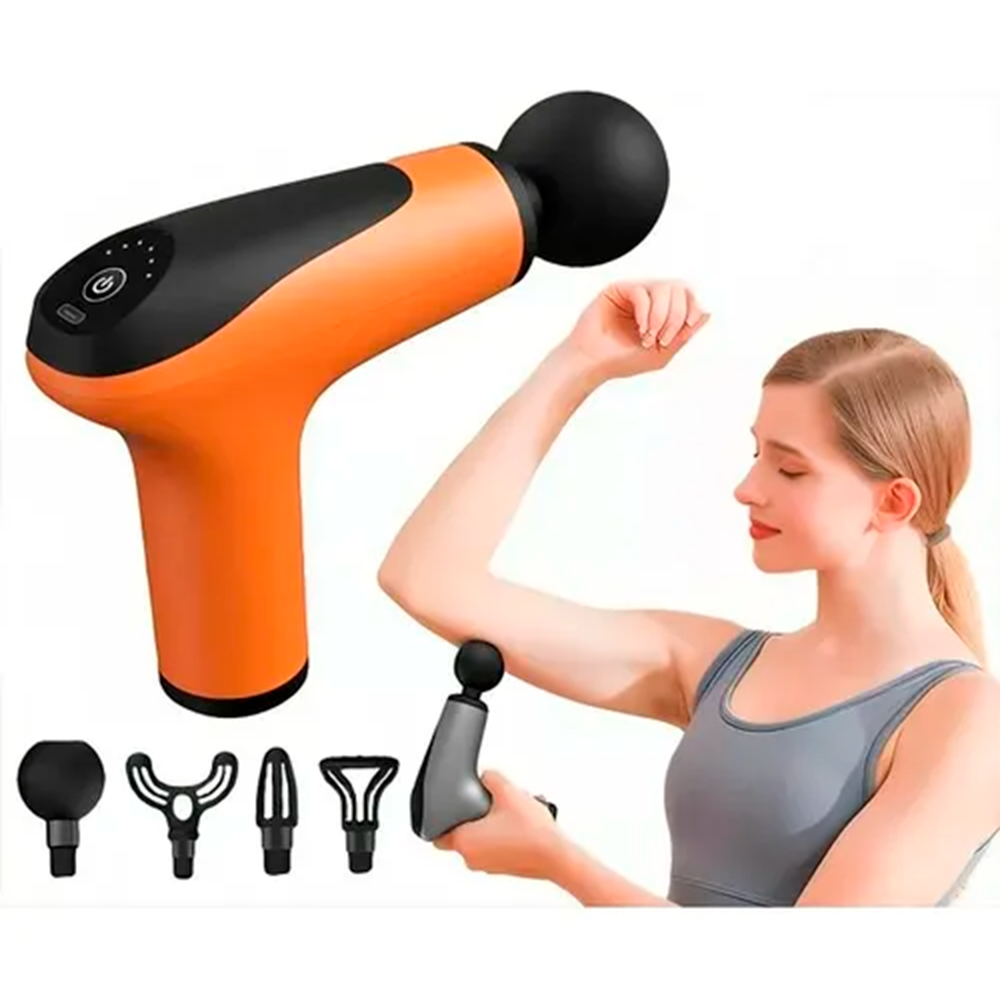 PISTOLA MASAJEADORA DE PERCUSION MINI RECARGABLE