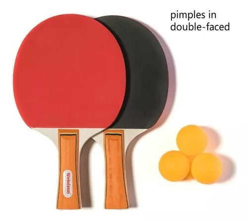 JUEGO DE RAQUETAS PARA TENIS - PING PONG