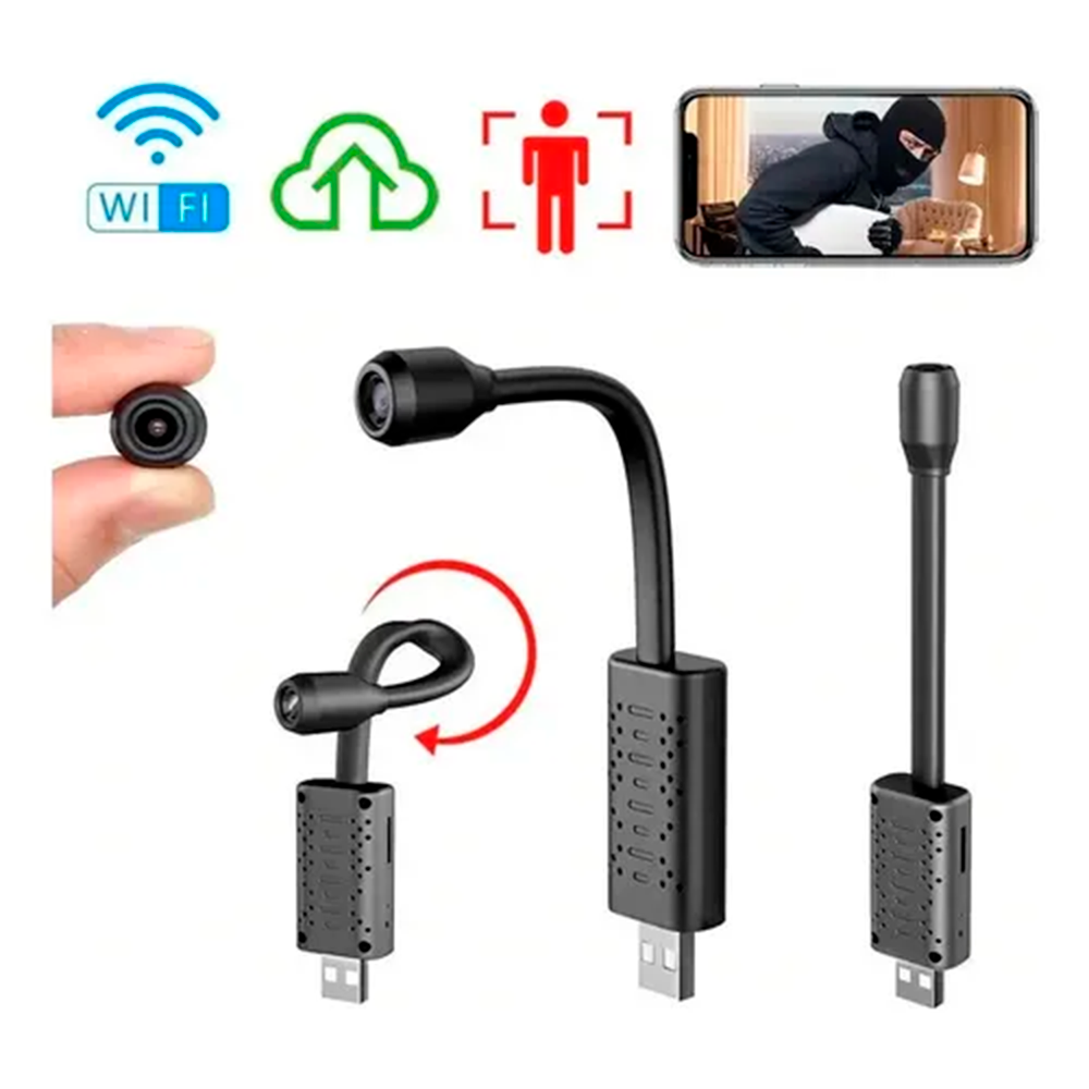 MINI CAMARA ESPÍA USB WIFI HD 1080