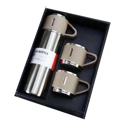 TERMOS TERMICOS CON TAZAS 3 PIEZAS VACUUM