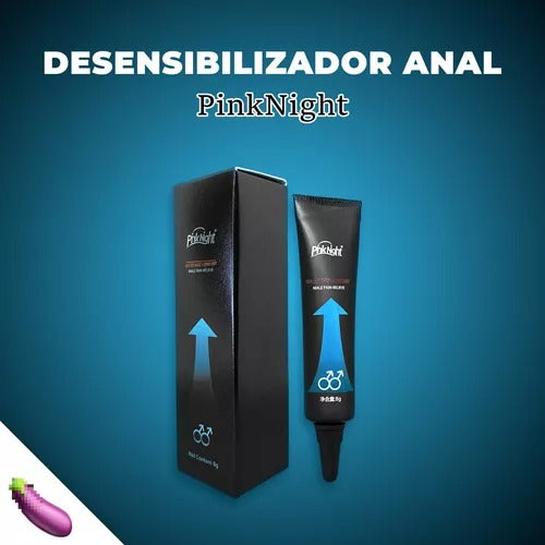 LUBRICANTE ANAL CON ANESTESICO DE 8G PINK NIGHT