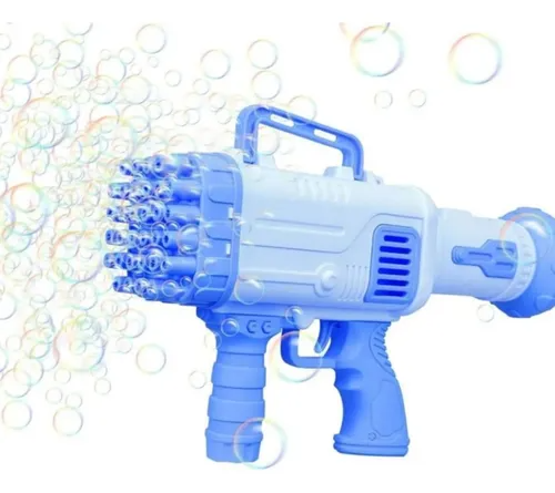 PISTOLA DE BURBUJAS 32 AGUJEROS