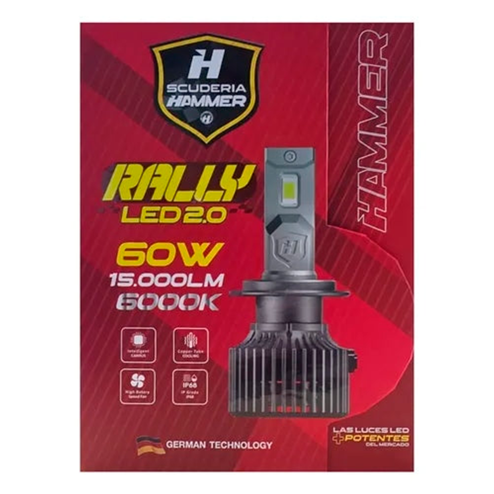 Luces Led De Rally Scuderia Hammer De 15.000 Lumens