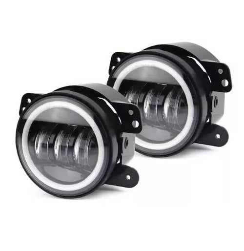 Faros Antiniebla Led De 4 Pulgadas Ojo De Ángel 12-24v Par