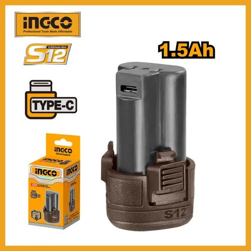Bateria Recargable 12v 105 Amp Tipo C Ingco Bateria Lithium
