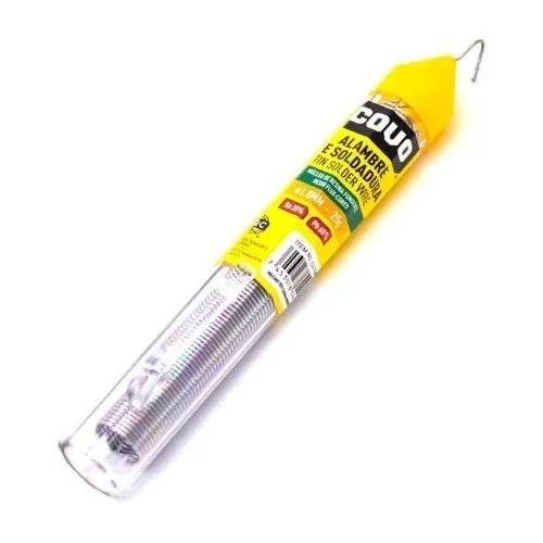 Estaño Para Soldar Alambre Tubo De 25 Gramos 35/65 Marca Covo