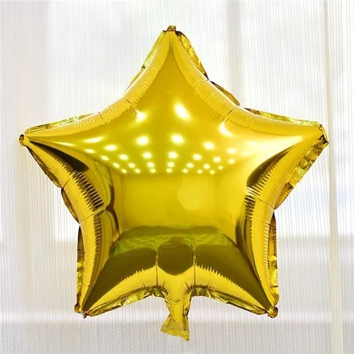 GLOBOS METALIZADOS ESTRELLAS LISA 18 INCH