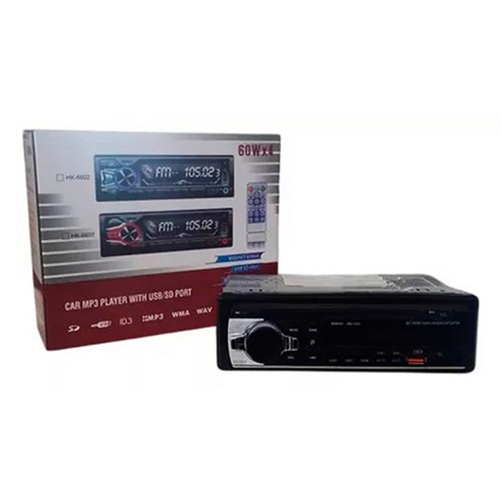 Reproductor De Carro Mp3 Con Control 1 Din Usb Bluetooth