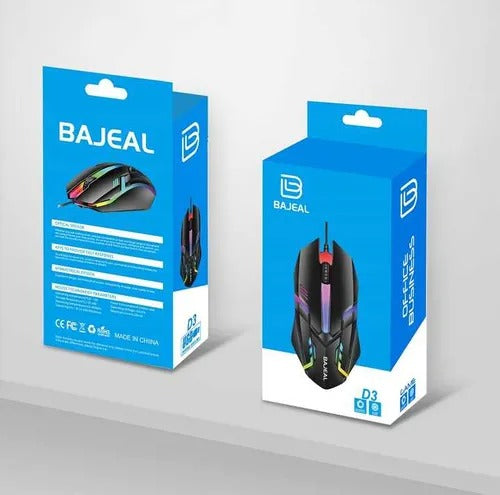 MOUSE GAMER ALAMBRICO CON LUCES