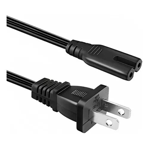 CABLE DE CORRIENTE TIPO 8 PARA RADIOS , LAPTOP Y OTROS