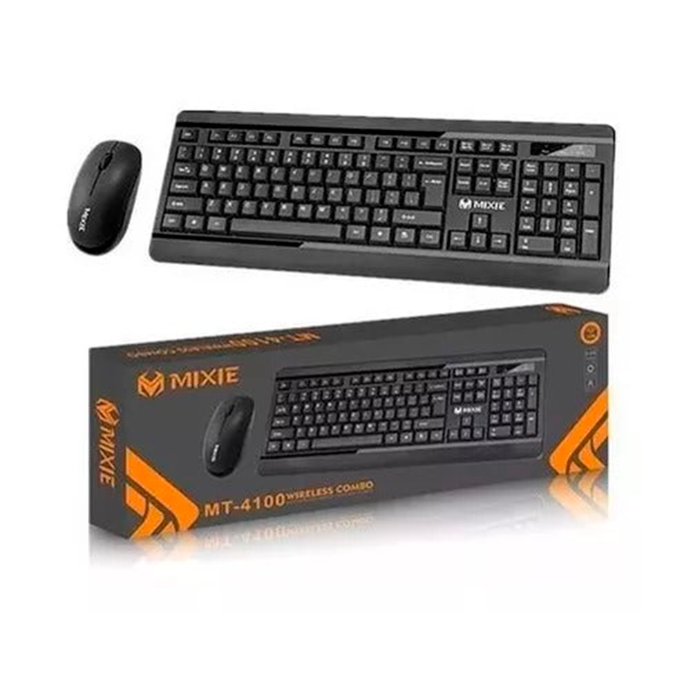 COMBO TECLADO Y MOUSE INALAMBRICO MIXIE MT- 4100