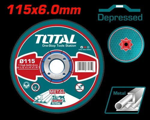 Disco Abrasivo Para Desbaste De Metal Total Tools Calidad