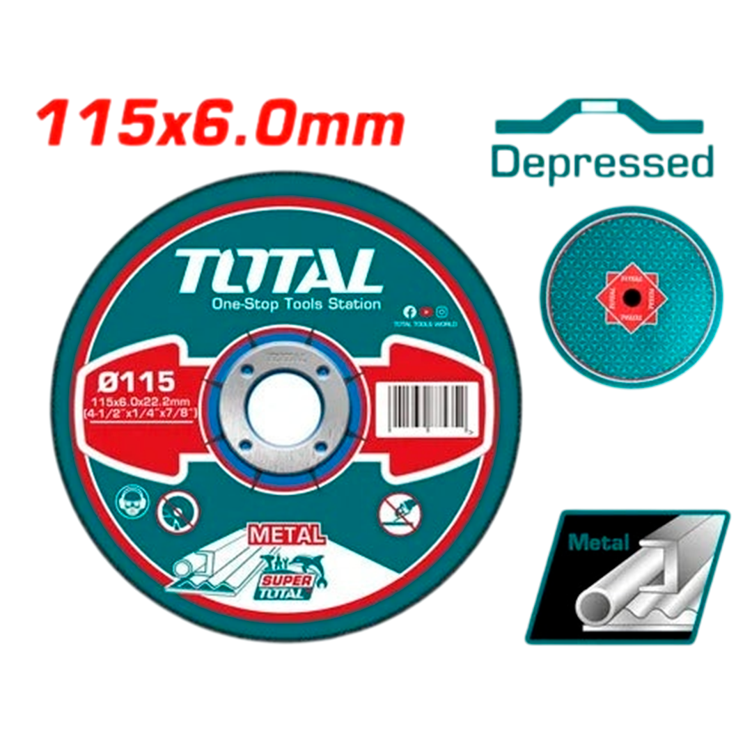 Discos De Desbaste Total Tools 180 De 7 Pulgadas Esmeril