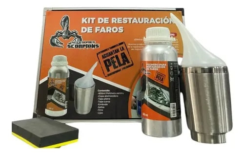 Kit De Restauracion De Faros Con Bipolimeros Scorpion