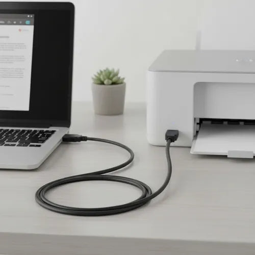 CABLE PARA IMPRESORA USB DE 1.5 METROS MACHO HEMBRA