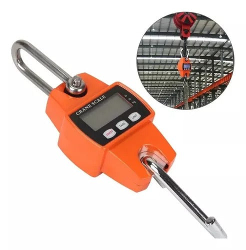 Báscula Digital Colgante Peso De Mano Portátil 300kg Balanza