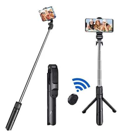 Mini Trípode XT - 02 Bluetooth Soporte Para Celular Estabilizador Universal