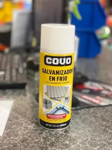 SPRAY GALVANIZADOR EN FRIO ANTICORROSIVO COVO 400ML