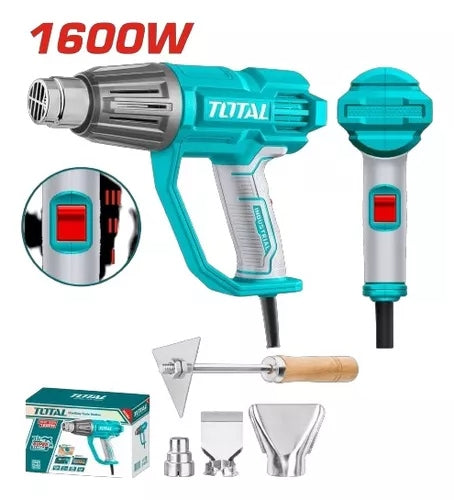 Pistola De Calor Profesional Uso Industrial 16000w Total Tol + Raspador