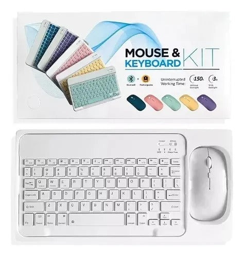 Teclado Y Mouse Modelo Inalámbrico Bluetooth Recargable