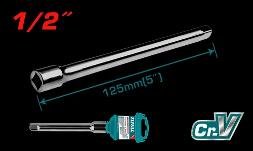 Barra De Extensión 1/2 De 125mm 5 Pulgadas Total Tools C