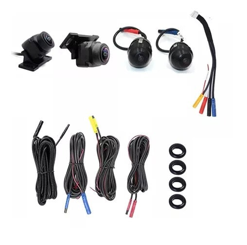 KIT DE CAMARAS DE RETROCESO PANORAMICAS 360º CARROS CAMIONETAS