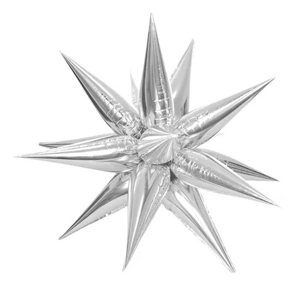 GLOBO METALIZADO ESTRELLA EXPLOSIVA 22 INCH