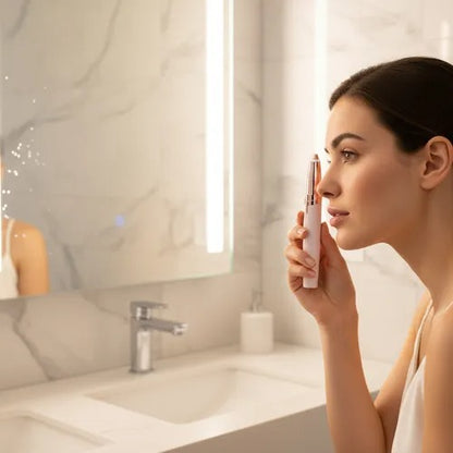 Depiladora De Cejas Vello Facial Para Damas Afeitadora
