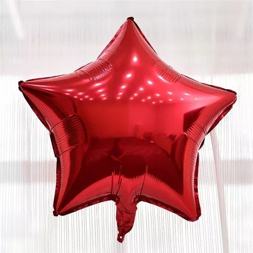 GLOBOS METALIZADOS ESTRELLAS LISA 18 INCH