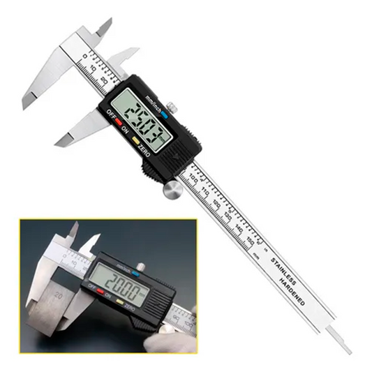 Vernier Digital Calibrador Metalico Con Estuche 150mm