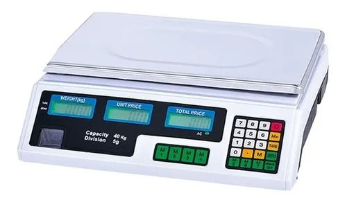 PESO ELECTRONICO DIGITAL CHARCUTERA HASTA 40KG