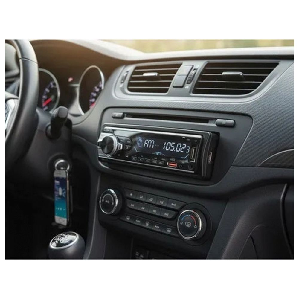 Reproductor De Carro Mp3 Con Control 1 Din Usb Bluetooth