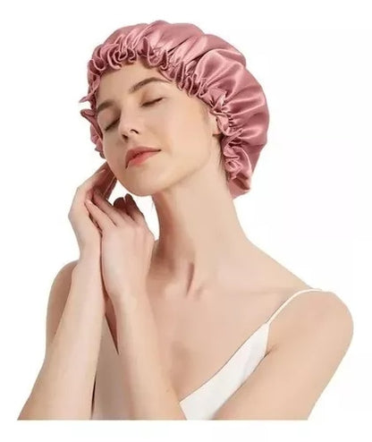 Gorro De Satín Cuidado Del Cabello Antifrizz,rizo,scrunchie