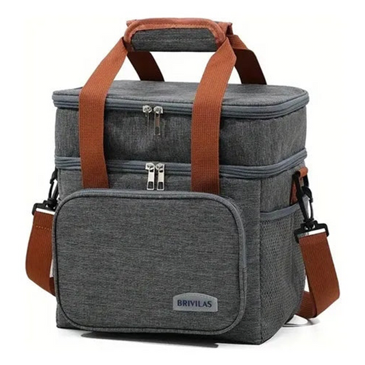 Lonchera 3 Compartimientos Bolso Térmico Vianda Impermeable