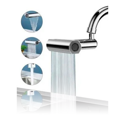 Grifo De Cocina Con Extensión De 4 Modos Adaptador Giratorio