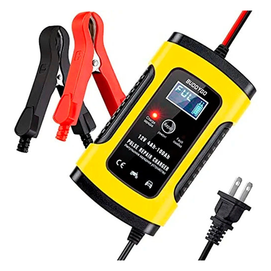 Cargador De Bateria Inteligente Con Pantalla 6amp 12voltios