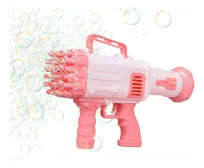 PISTOLA DE BURBUJAS 32 AGUJEROS